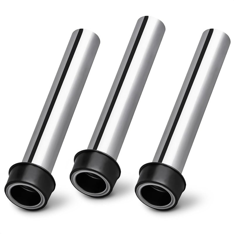 Reluen مجموعة من 3 سدادات حوض بار - 7.48 x 1.75" (طول x قطر) سدادة تصريف بار لأنابيب الأحواض القياسية، خفيفة الوزن وسهلة الاستخدام، مقاومة للصدأ - جيدة للبار والمطبخ، مناسبة للاستخدام المنزلي والتجاري - Image 1